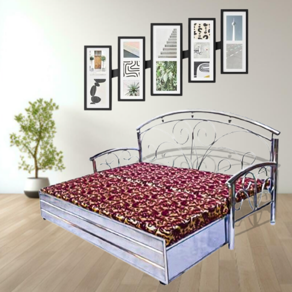 Sofa cum bed steel (6*5)