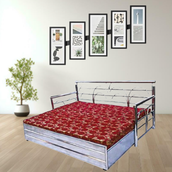 Sofa cum bed steel (6*5)