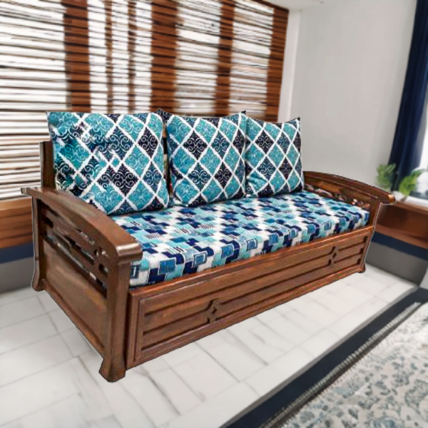 Sofa cum bed teak wood (6*5)