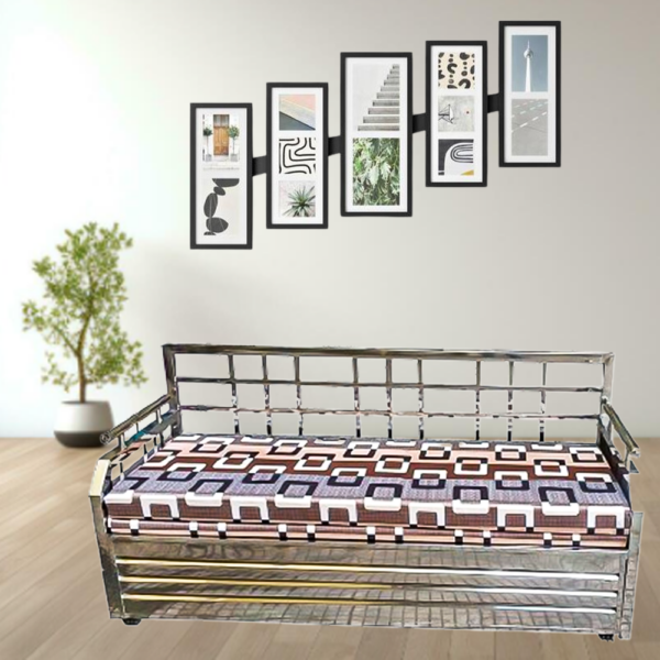 Sofa cum bed steel (6*5)