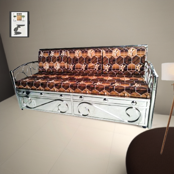 Sofa cum bed steel (6*5)