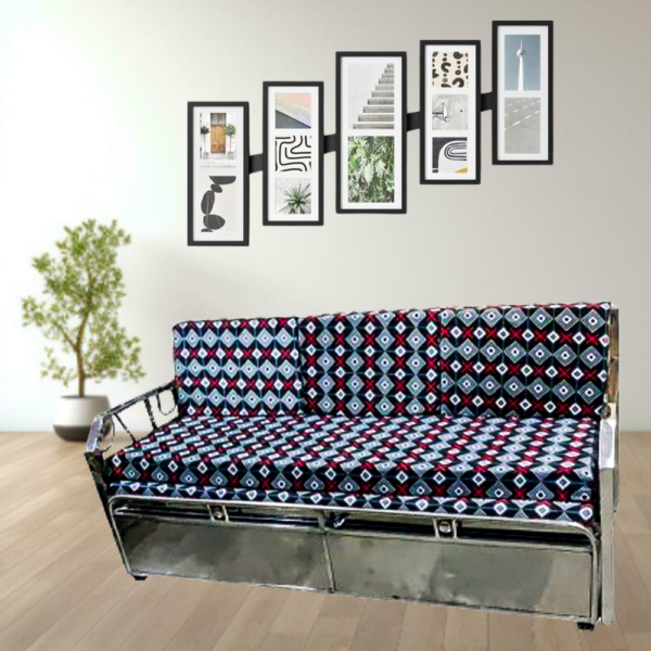 Sofa cum bed steel (6*5)