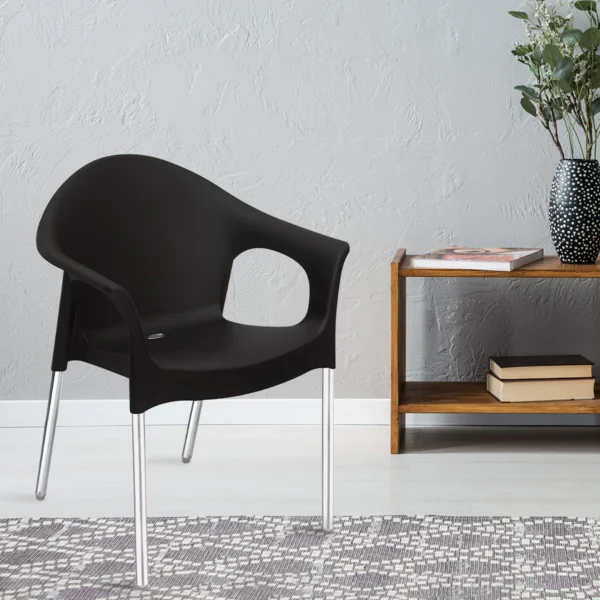 Nilkamal Novella 09 Chair (Iron Black)