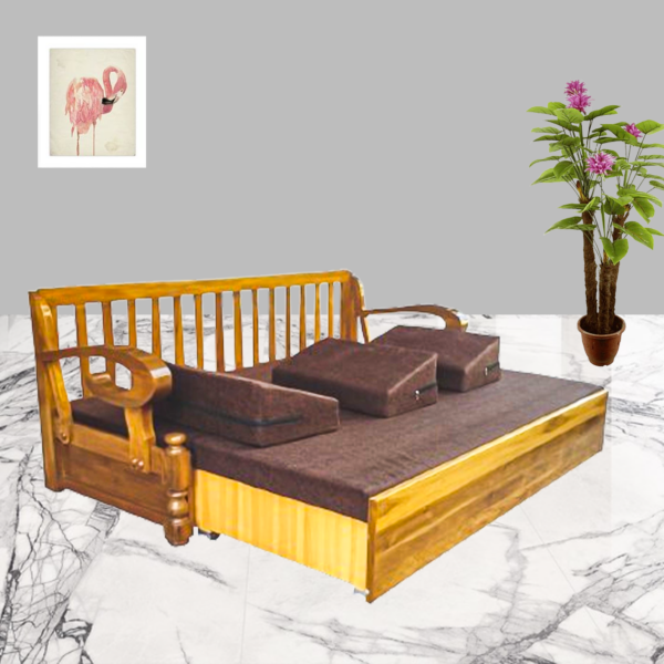 Sofa Cum Bed Teak Wood (6*5)