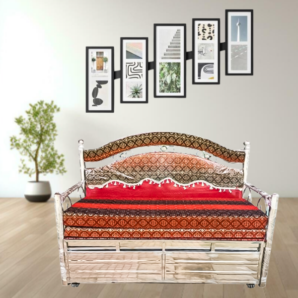 Sofa Cum Bed Steel (6*6)