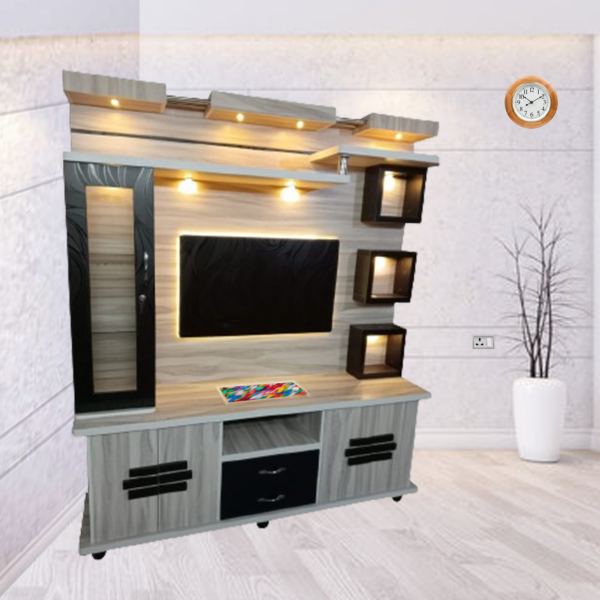 Tv unit (Cream & wenge)