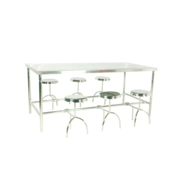 Canteen Table 6 Seater Steel